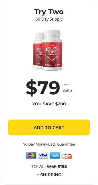 Gluco Armor 2 bottle price